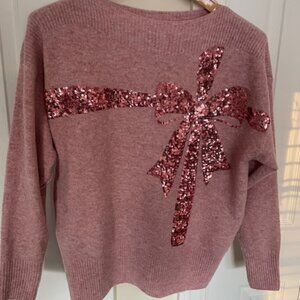 Pink Holiday Sweater